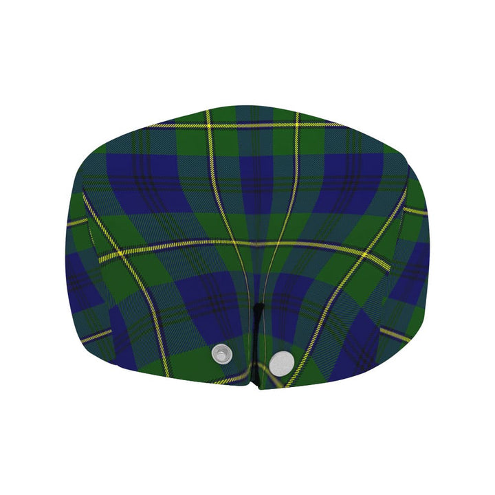Scottish Johnston Clan Crest Tartan Flat Cap Tartan Plaid 4