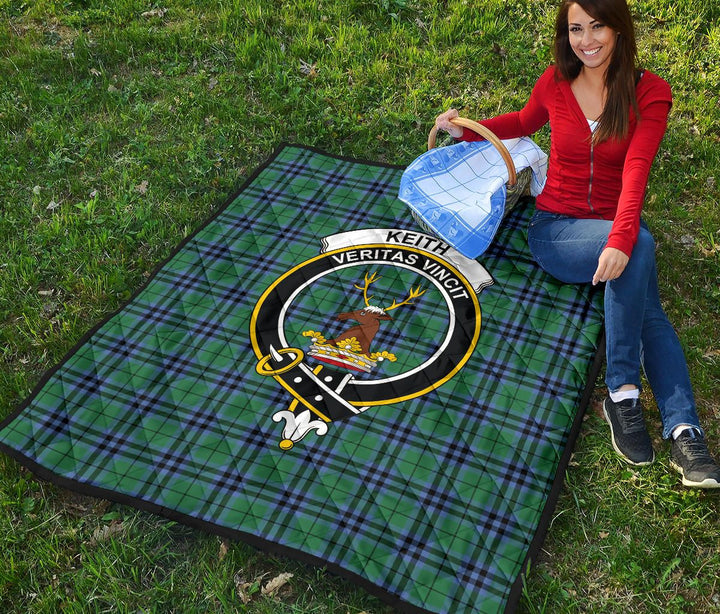 Scottish Keith Ancient Clan Crest Tartan Quilt Tartan Plaid 4
