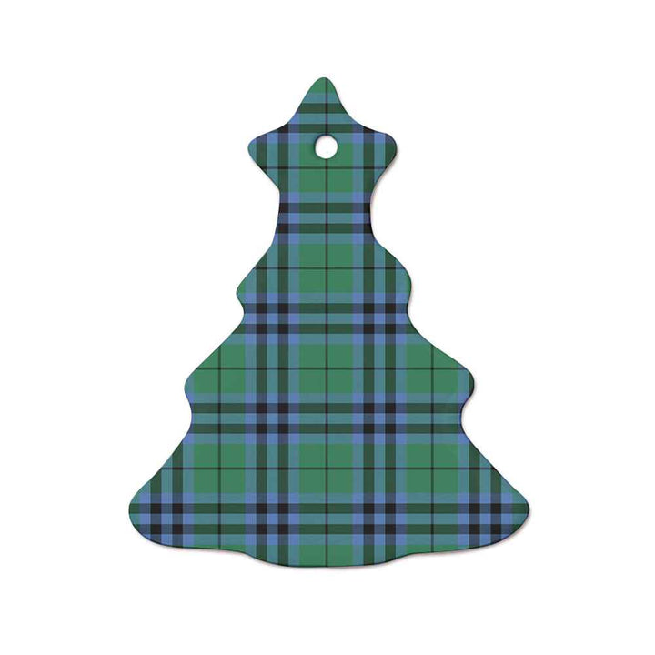 Scottish Keith Ancient Clan Tartan Ceramic Ornament  Tree Shape Tartan Plaid