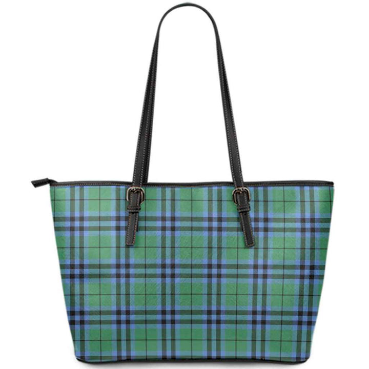 Scottish Keith Ancient Clan Tartan Leather Tote Tartan Plaid