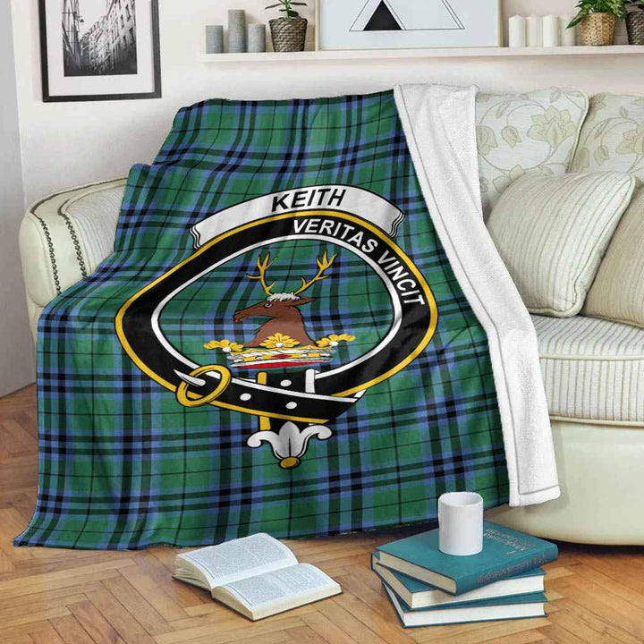Scottish Keith Clan Crest Tartan Blanket Tartan Plaid 2