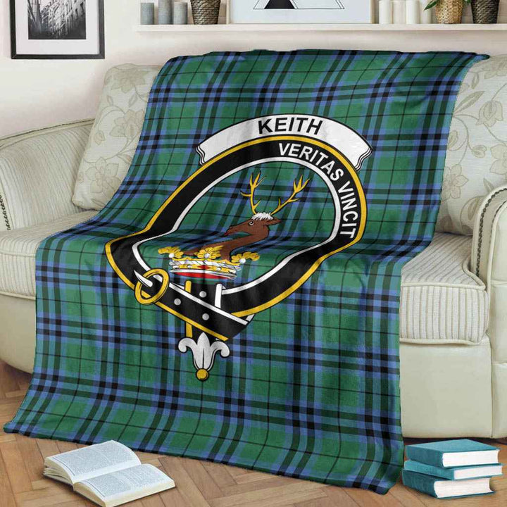 Scottish Keith Clan Crest Tartan Blanket Tartan Plaid 3