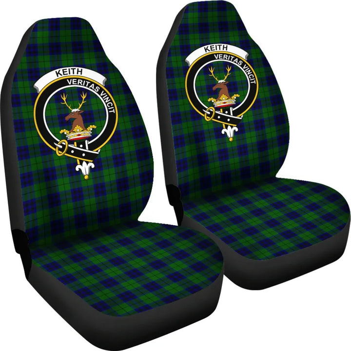 Scottish Keith Clan Crest Tartan Car Seat Covers 4
