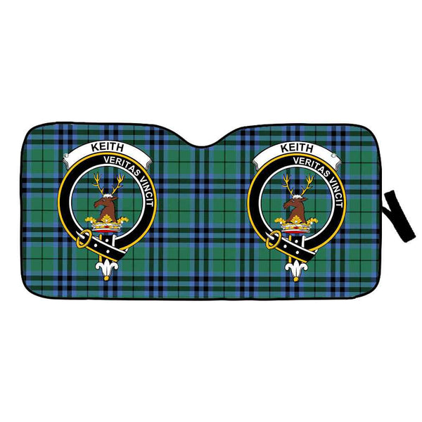 Scottish Keith Clan Crest Tartan Car Windshield Sun Shade Tartan Plaid 1