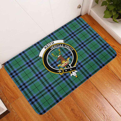 Scottish Keith Clan Crest Tartan Door Mat Tartan Plaid 3