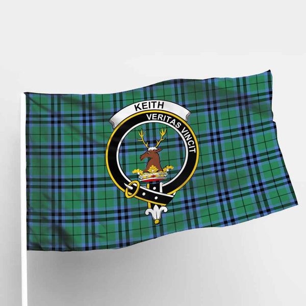 Scottish Keith Clan Crest Tartan Flag Parade Tartan Plaid 1