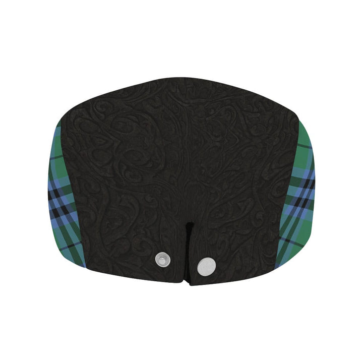 Scottish Keith Clan Crest Tartan Flat Cap - Scratch Style Tartan Plaid 4