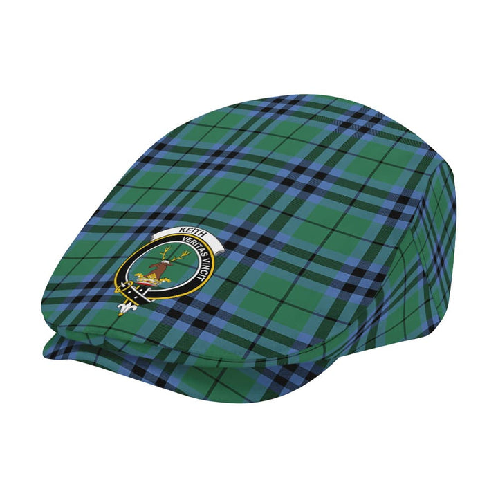 Scottish Keith Clan Crest Tartan Flat Cap Tartan Plaid 2
