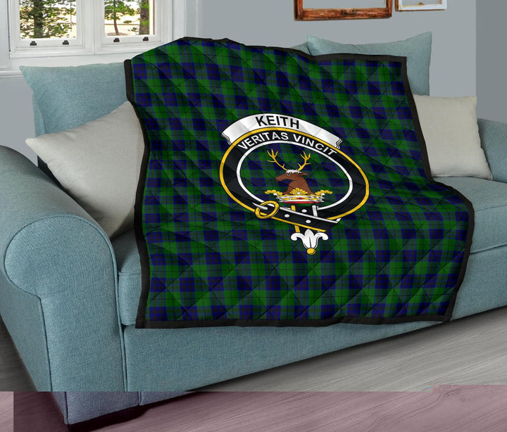 Scottish Keith Modern Clan Crest Tartan Quilt Tartan Plaid 11