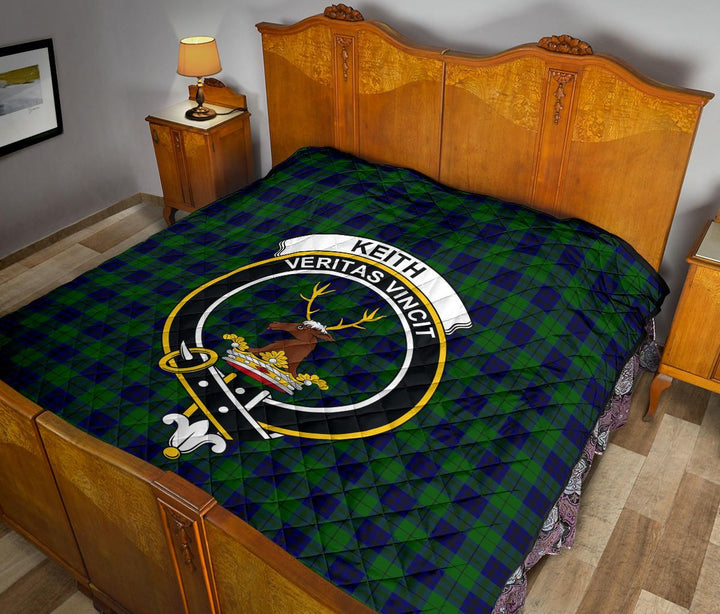 Scottish Keith Modern Clan Crest Tartan Quilt Tartan Plaid 12