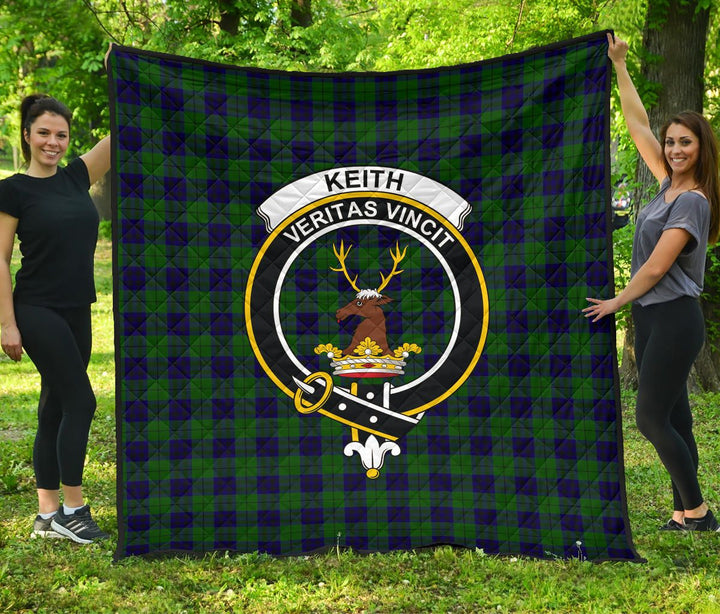 Scottish Keith Modern Clan Crest Tartan Quilt Tartan Plaid 1