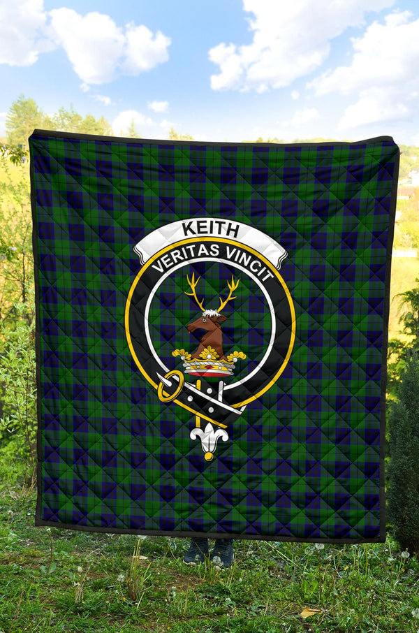 Scottish Keith Modern Clan Crest Tartan Quilt Tartan Plaid 2