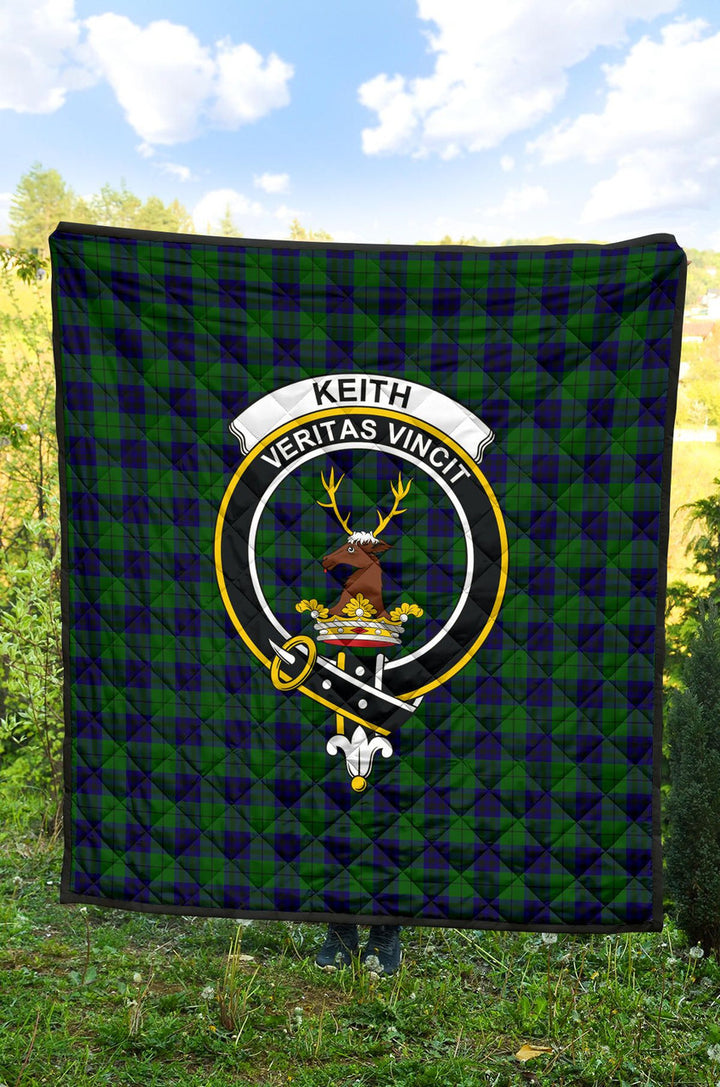 Scottish Keith Modern Clan Crest Tartan Quilt Tartan Plaid 2