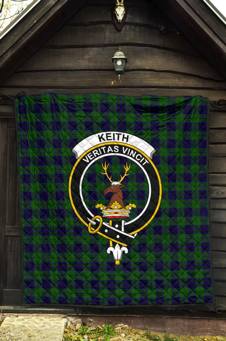 Scottish Keith Modern Clan Crest Tartan Quilt Tartan Plaid 3