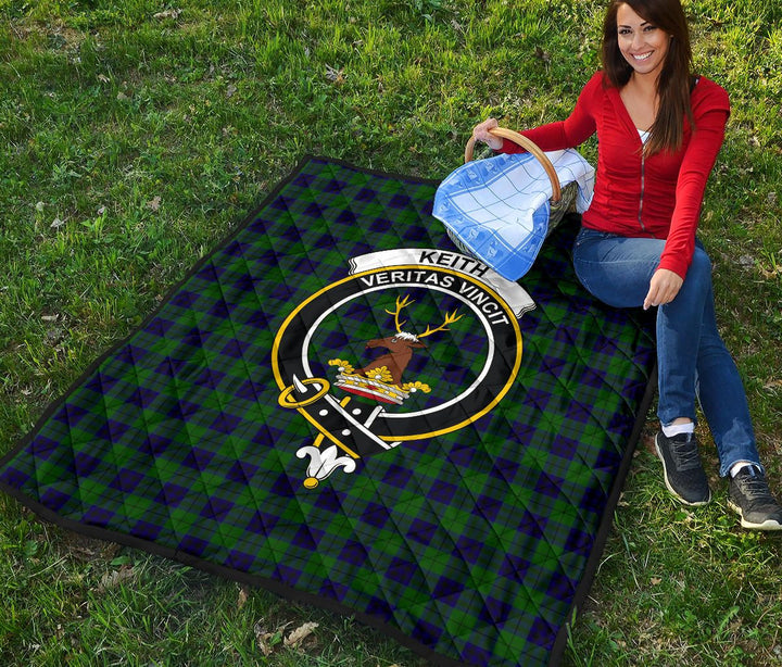 Scottish Keith Modern Clan Crest Tartan Quilt Tartan Plaid 4