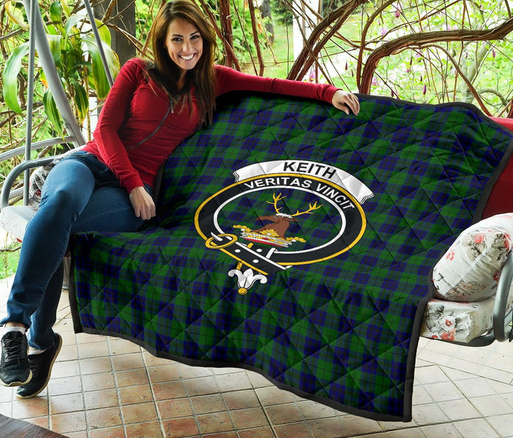 Scottish Keith Modern Clan Crest Tartan Quilt Tartan Plaid 5