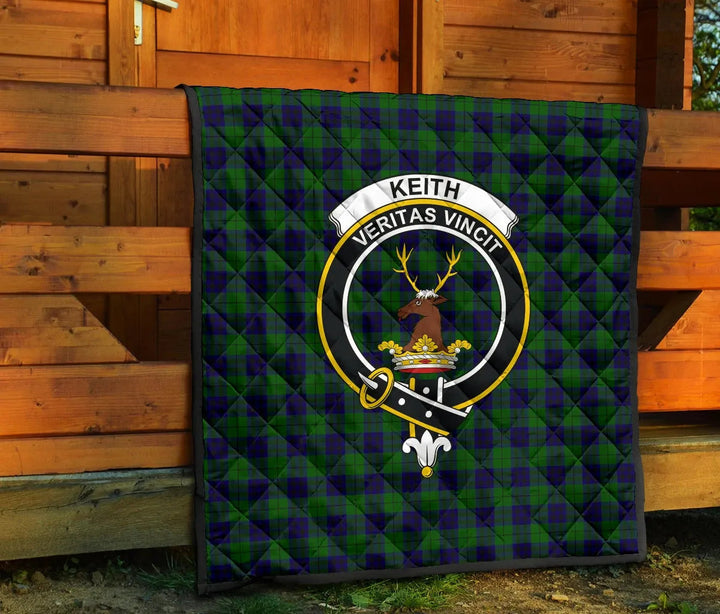 Scottish Keith Modern Clan Crest Tartan Quilt Tartan Plaid 7