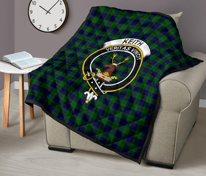 Scottish Keith Modern Clan Crest Tartan Quilt Tartan Plaid 9