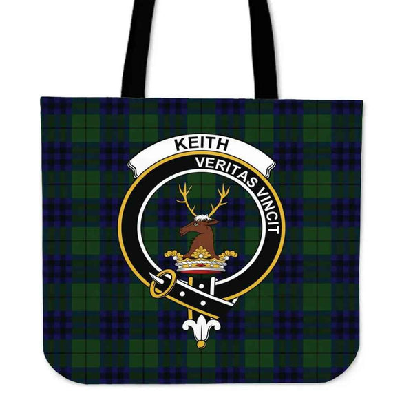 Scottish Keith Modern Clan Crest Tartan Tote Bag Tartan Plaid