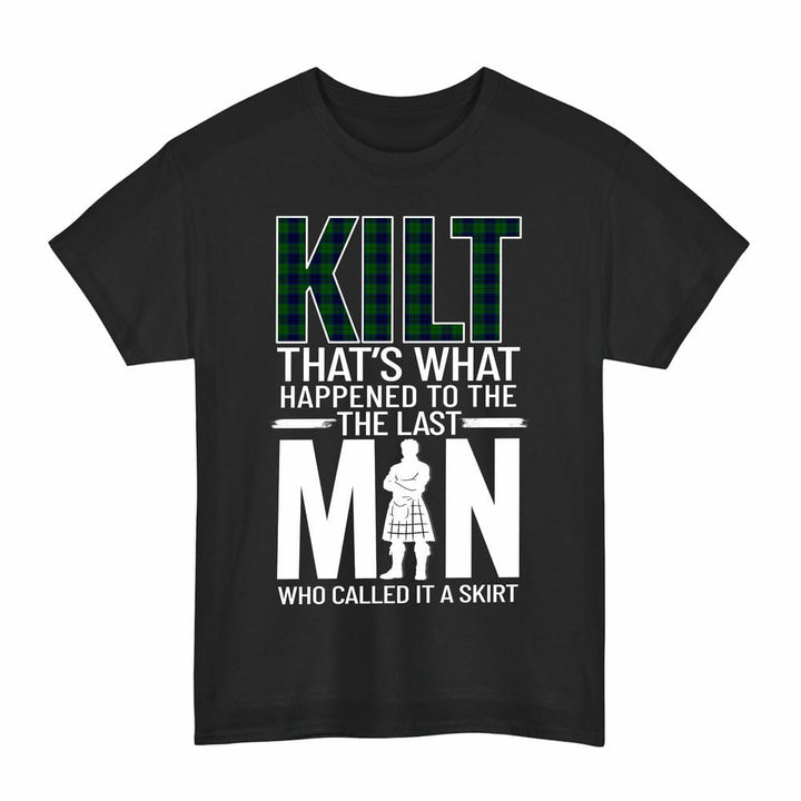 Scottish Keith Modern Clan Tartan Funny Scotland Kilt T-Shirt Tartan Plaid Black Color