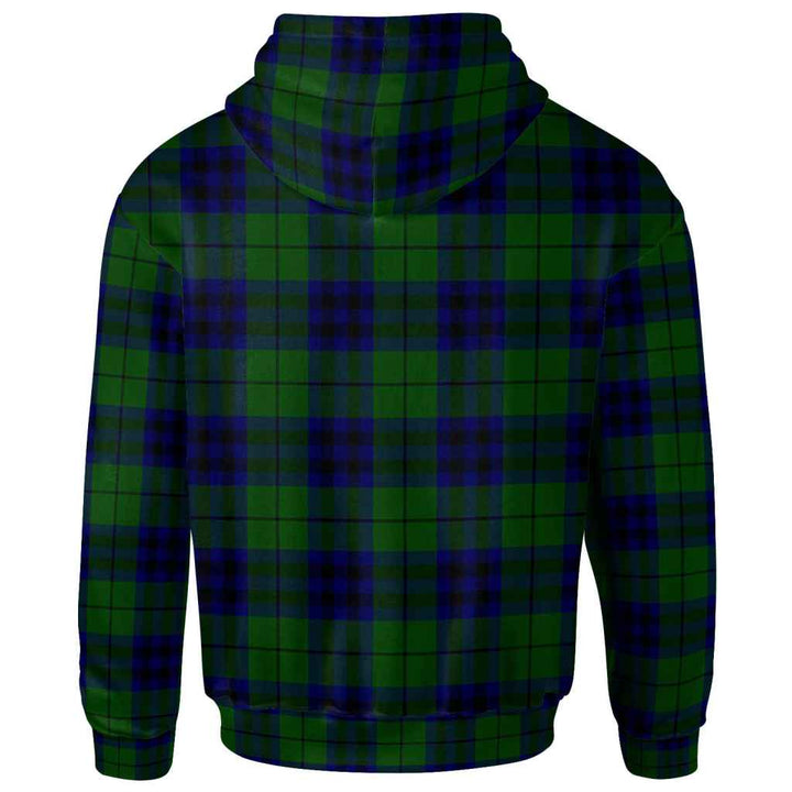 Scottish Keith Modern Clan Tartan Hoodie Back Side Tartan Plaid