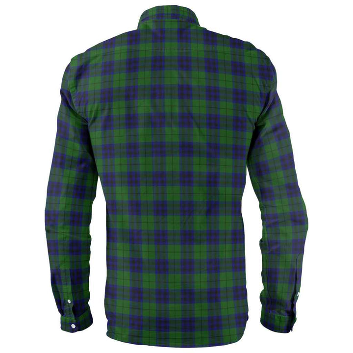 Scottish Keith Modern Clan Tartan Long Sleeve Shirt Back Side Tartan Plaid