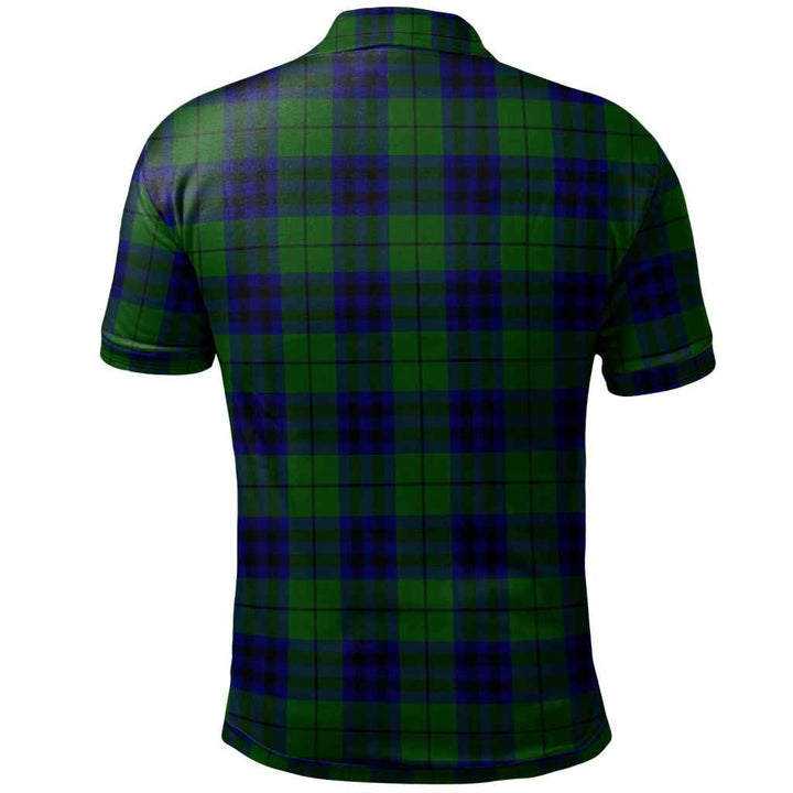 Scottish Keith Modern Clan Tartan Polo Shirt Back Side Tartan Plaid