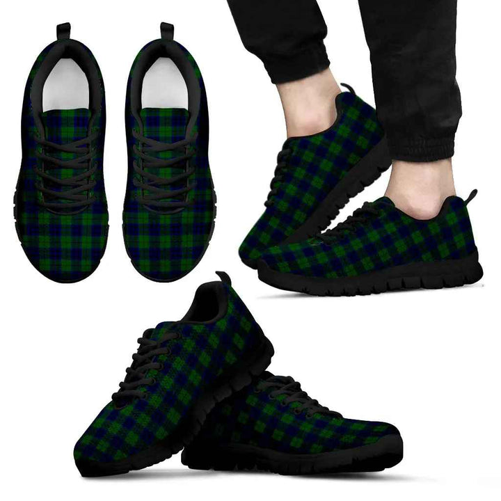 Scottish Keith Modern Clan Tartan Sneakers Black Sole Tartan Plaid