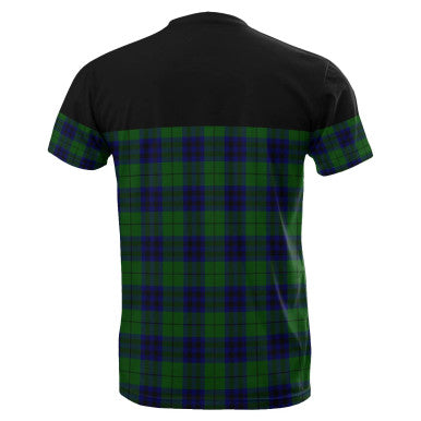 Scottish Keith Modern Clan Tartan T-Shirt Horizontal Style Back Side Tartan Plaid