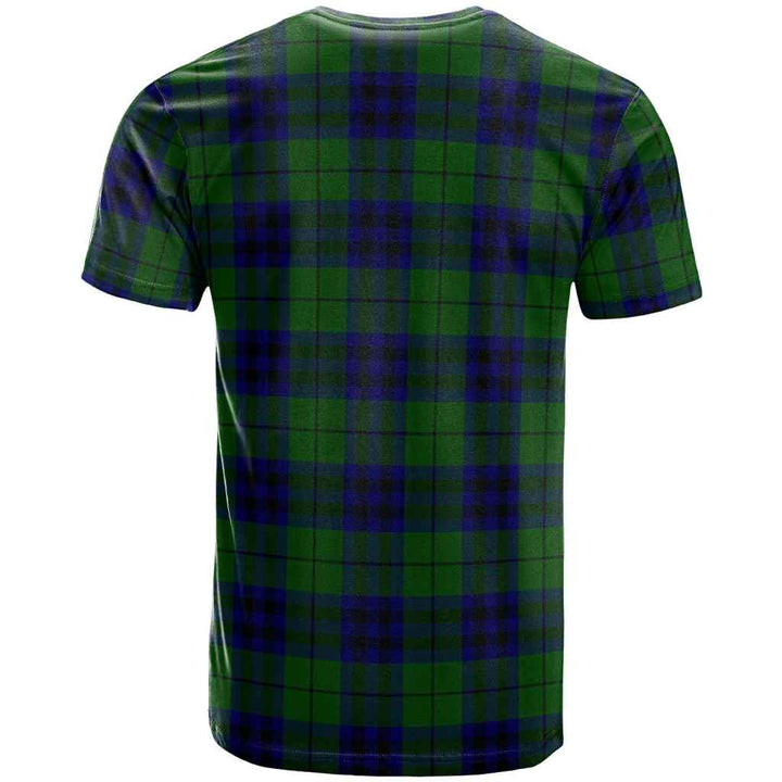 Scottish Keith Modern Clan Tartan T-Shirt Back Side Tartan Plaid