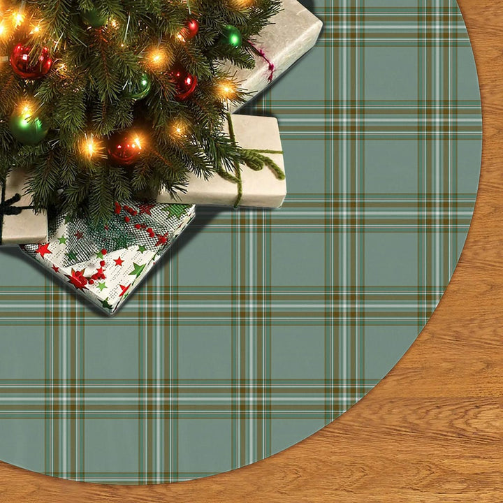 Scottish Kelly Dress Clan Tartan Christmas Tree Skirt No Tassels 2 Tartan Plaid