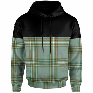 Scottish Kelly Dress Clan Tartan Hoodie - Horizontal Style Front Side Tartan Plaid