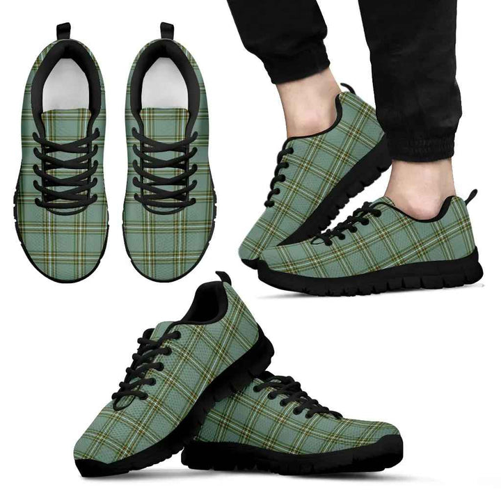 Scottish Kelly Dress Clan Tartan Sneakers Black Sole Tartan Plaid