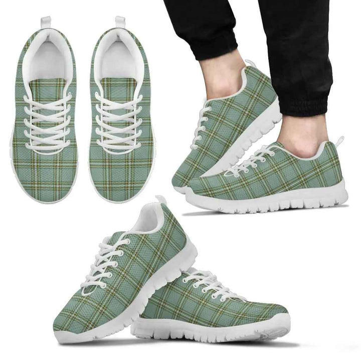 Scottish Kelly Dress Clan Tartan Sneakers White Sole Tartan Plaid