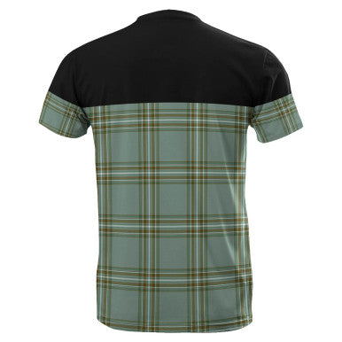 Scottish Kelly Dress Clan Tartan T-Shirt Horizontal Style Back Side Tartan Plaid