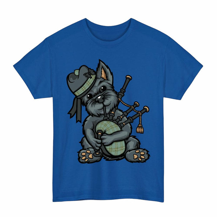 Scottish Kelly Dress Clan Tartan Terrier Bagpipes T-Shirt Tartan Plaid Royal Color
