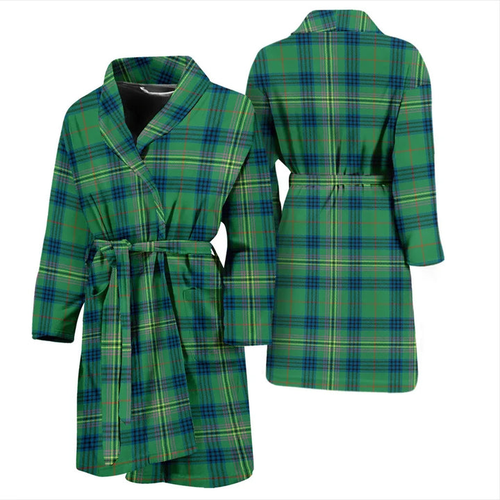 Scottish Kennedy Ancient Clan Tartan Bathrobe 3