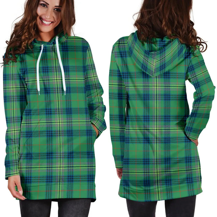 Scottish Kennedy Ancient Clan Tartan Hoodie Dress