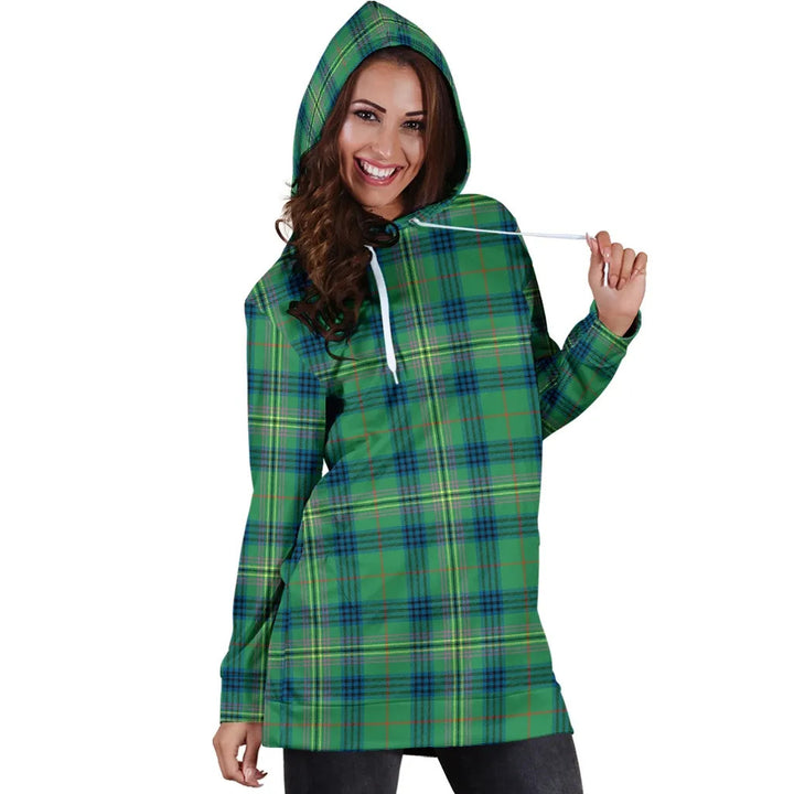 Scottish Kennedy Ancient Clan Tartan Hoodie Dress