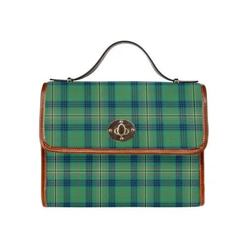 Scottish Kennedy Ancient Clan Tartan Waterproof Canvas Bag Tartan Plaid 2