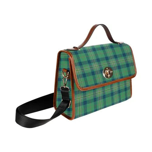 Scottish Kennedy Ancient Clan Tartan Waterproof Canvas Bag Tartan Plaid 3