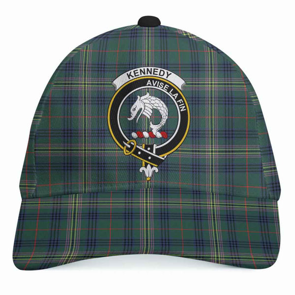 Scottish Kennedy Clan Crest Tartan Cap Tartan Plaid 1