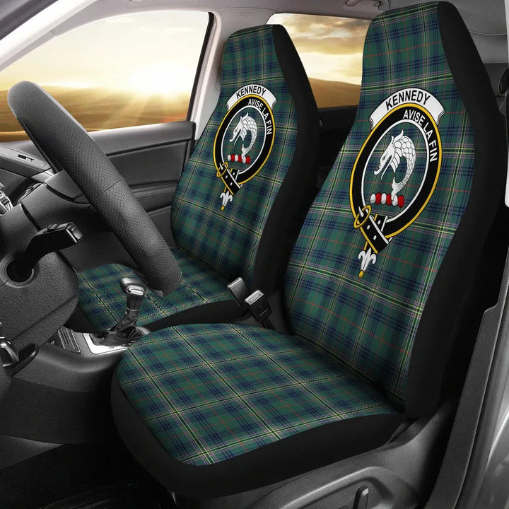 Scottish Kennedy Clan Crest Tartan Car Seat Covers 2