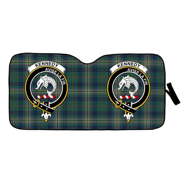 Scottish Kennedy Clan Crest Tartan Car Windshield Sun Shade Tartan Plaid 1