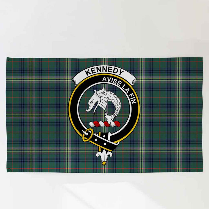 Scottish Kennedy Clan Crest Tartan Flag Parade Tartan Plaid 3