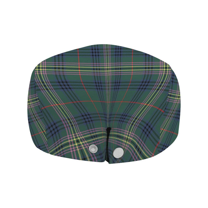 Scottish Kennedy Clan Crest Tartan Flat Cap Tartan Plaid 4