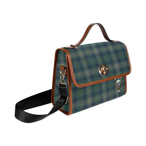 Scottish Kennedy Clan Crest Tartan Waterproof Canvas Bag Tartan Plaid 3