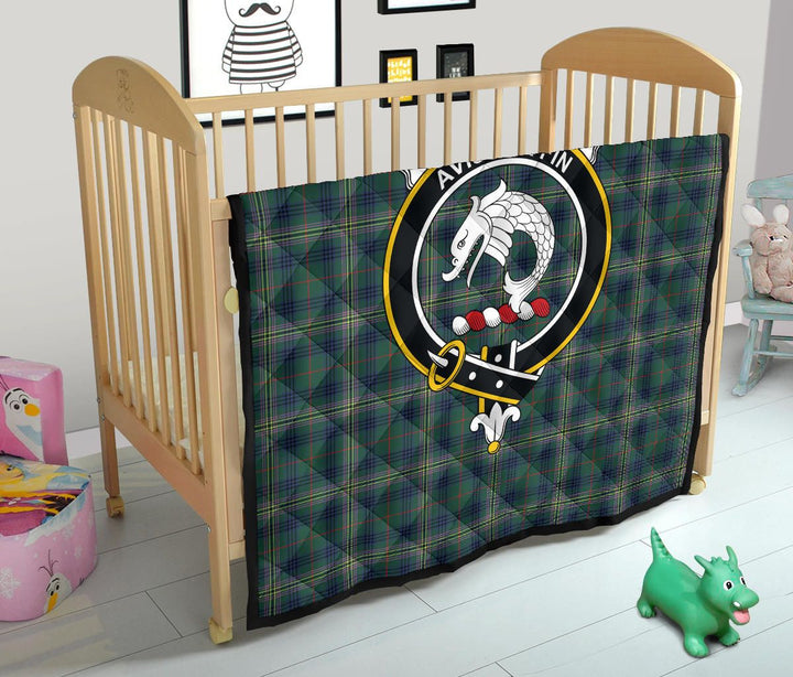 Scottish Kennedy Modern Clan Crest Tartan Quilt Tartan Plaid 13