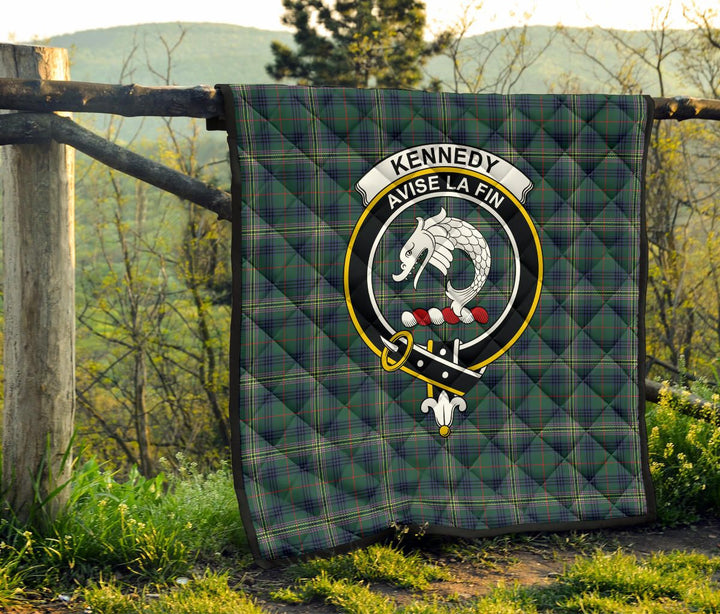 Scottish Kennedy Modern Clan Crest Tartan Quilt Tartan Plaid 6