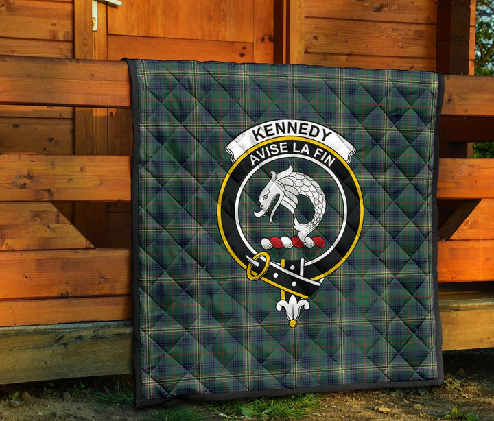 Scottish Kennedy Modern Clan Crest Tartan Quilt Tartan Plaid 7